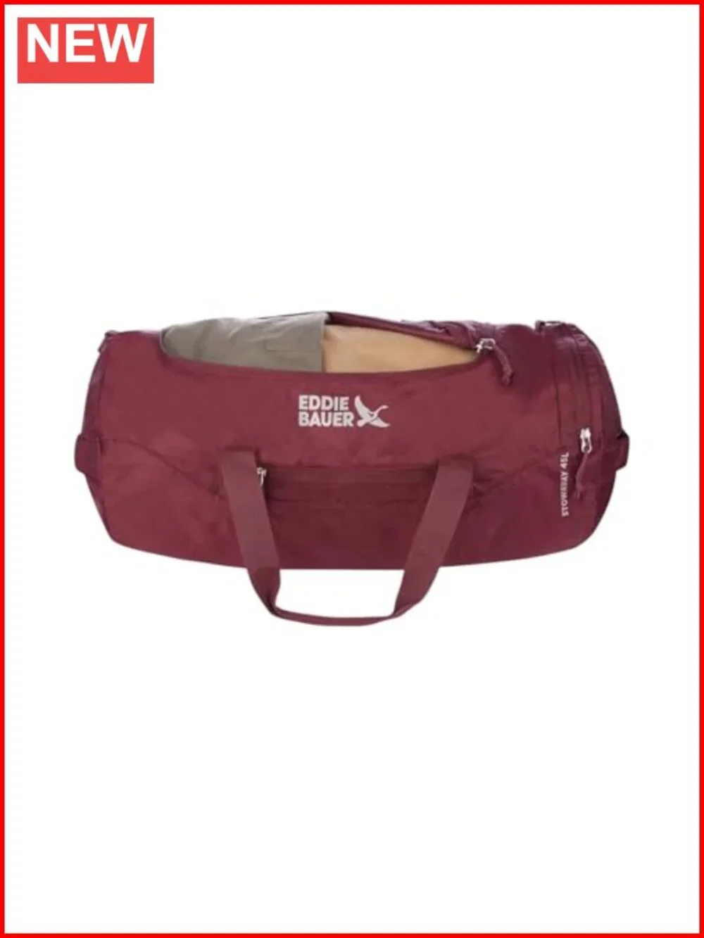Stowaway Packable Duffel Bag - 45L Ripstop Polyester Travel Duffel